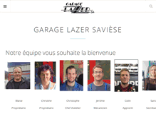 Tablet Screenshot of garage-lazer.ch